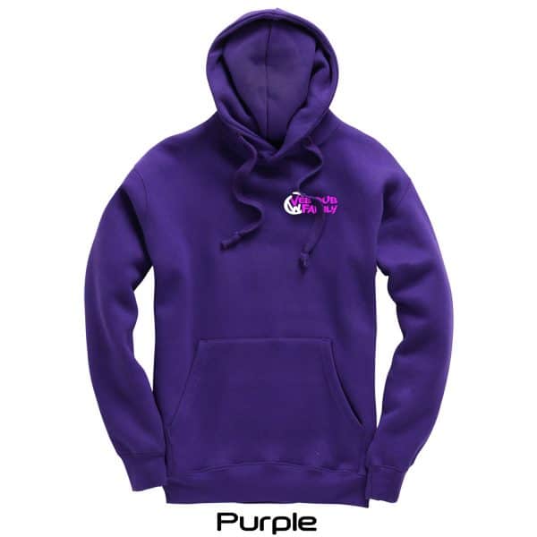 Vee Dub Family Graffiti Logo Premium Hoodie - Purple