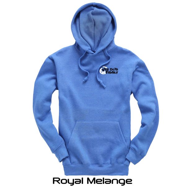 Vee Dub Family Graffiti Logo Premium Hoodie - Royal Melange