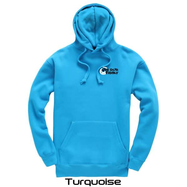 Vee Dub Family Graffiti Logo Premium Hoodie - Turquoise