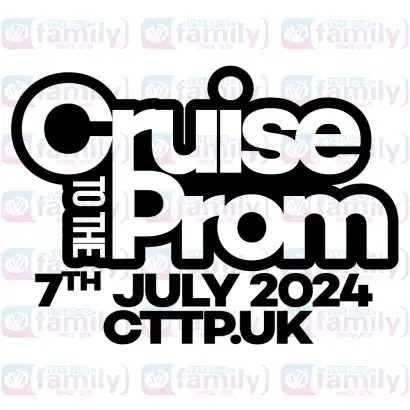 Cruise to the Prom 2024 Pre Event Promo Sticker