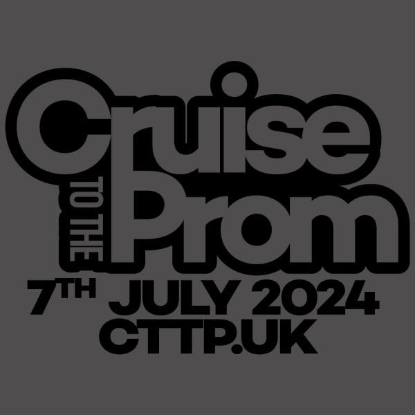 Cruise to the Prom 2024 Pre-Event Promo Sticker - Black
