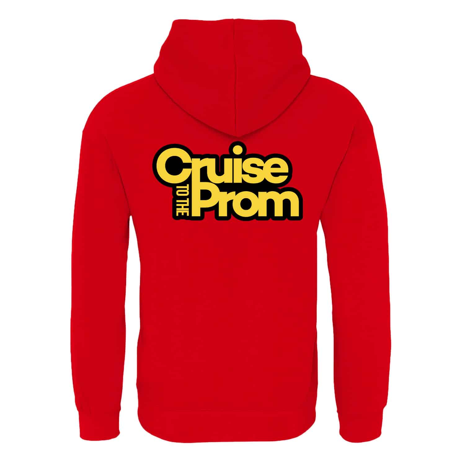 Cruise to the Prom Hoodie - Red Edition - Back