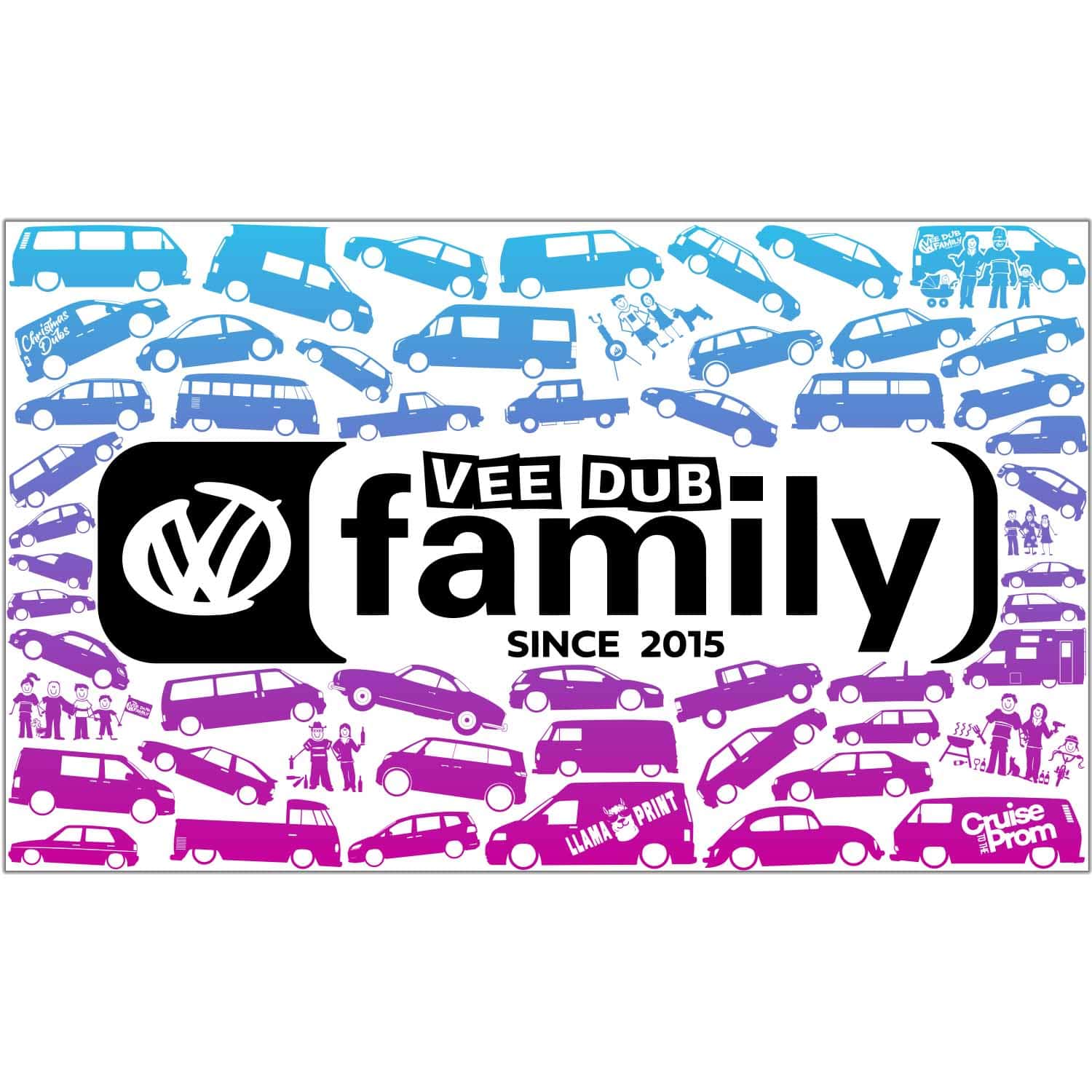 Loads of Dubs Flag - White Background