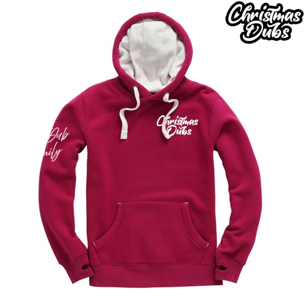 Christmas Dubs Ultra Premium Hoodie Christmas Berry - Front