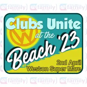 Clubs Unite at the Beach 2023 Event Sticker