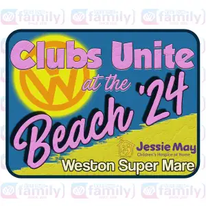Clubs Unite at the Beach 2024 Event Sticker