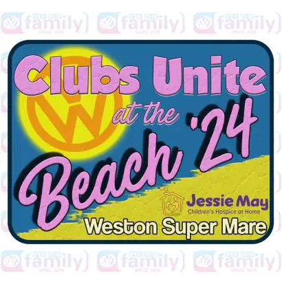 Clubs Unite at the Beach 2024 Event Sticker