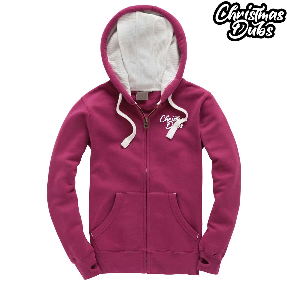 Christmas Dubs Ultra Zipped Hoodie - Christmas Berry