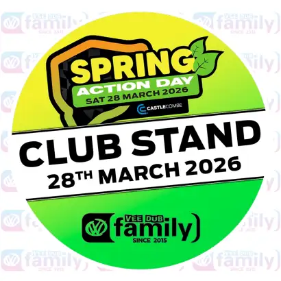 VDF Spring Action Day Club Stand 2026 Event Sticker