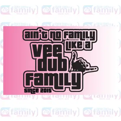 GTA Logo Flag - Pink & White