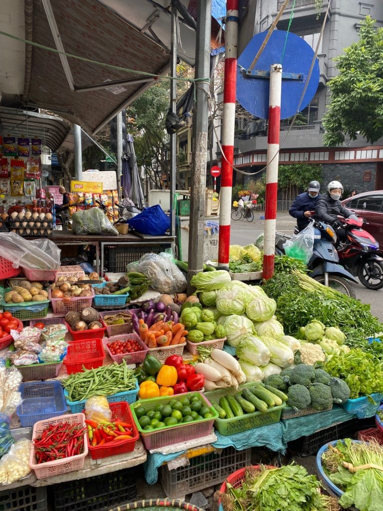 Vegan auf Reisen in Hanoi