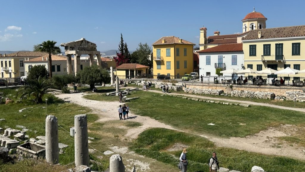 Antike Agora im Zentrum von Athen