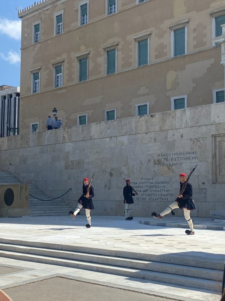 Wachablösung Syntagma Platz Athen