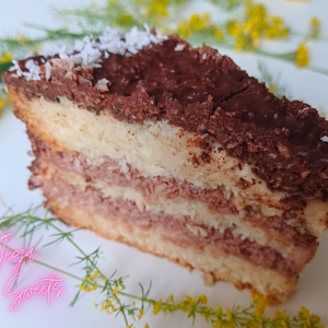 Vegan Coconut Cake 4 Slices