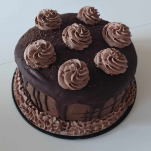 Fru and fru chocolate cake