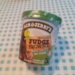Ben and Jerrys Chocolate fudge brownie Non dairy ice cream