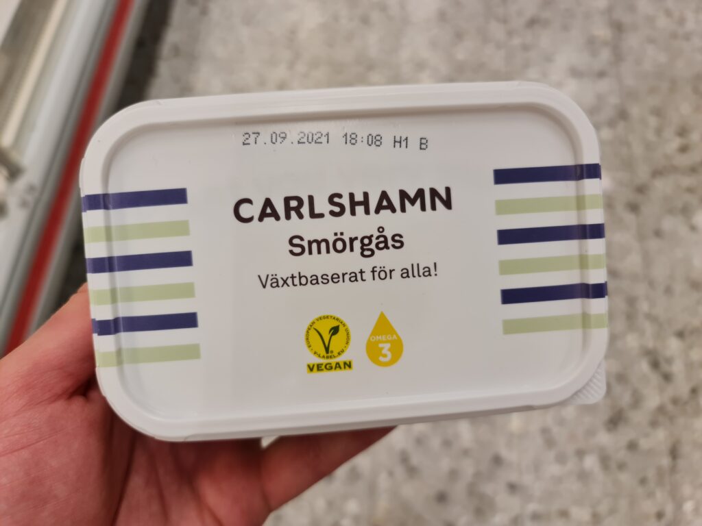 Carlshamn smörgås - Veganskt smör