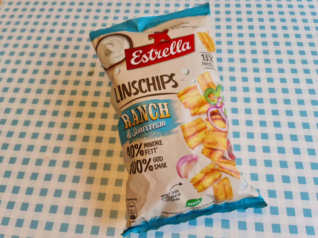 Estrella linschips ranch sourcream - Veganska chips