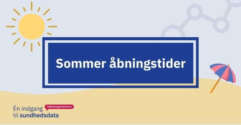 Vejledningsfunktionen holder sommerferie