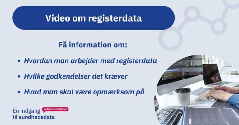 Video about register data on the Guidance Function’s website