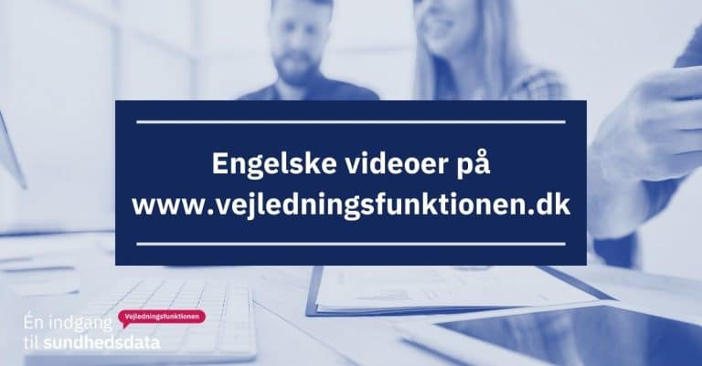 Videoer på Vejledningsfunktionens hjemmeside – Nu på engelsk