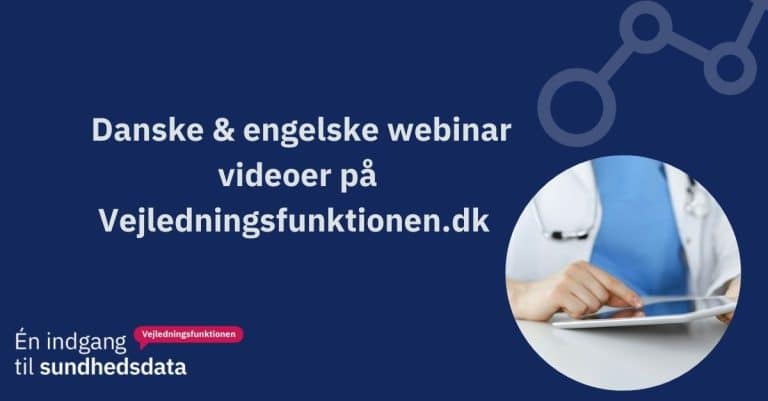 Danish and English webinar videos