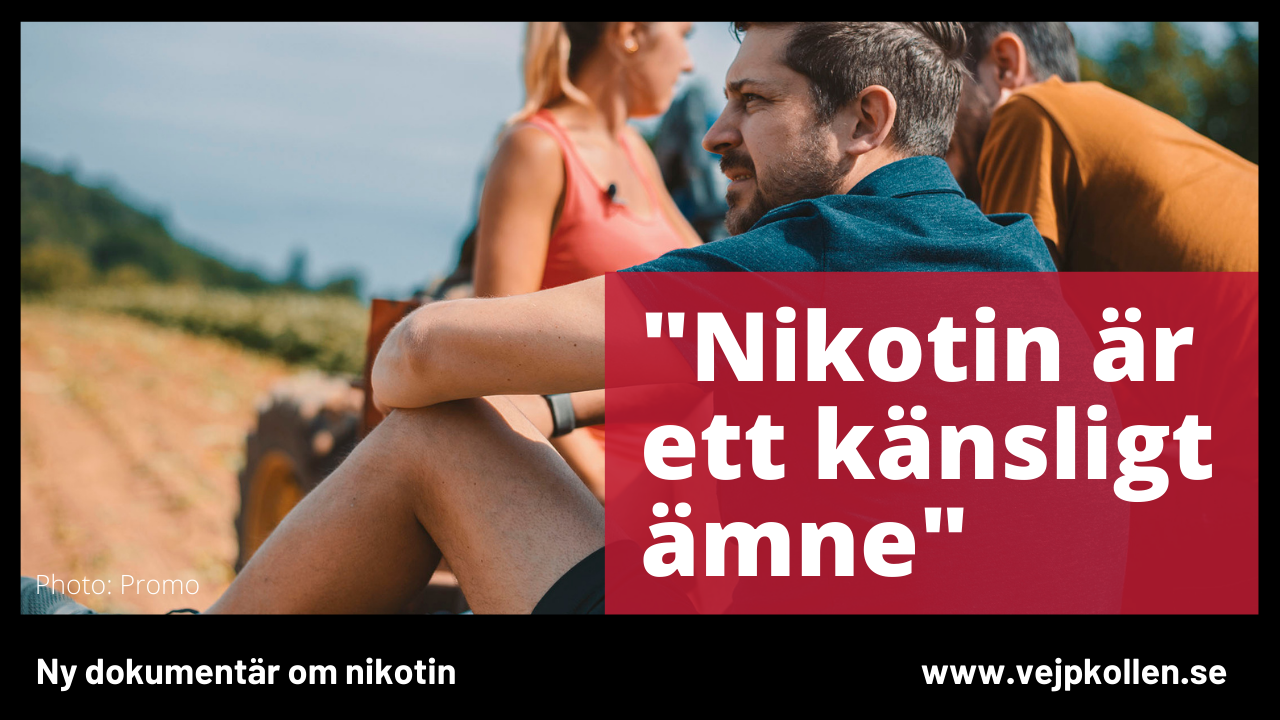 Aaron Biebert lager dokumentarfilm om nikotin.