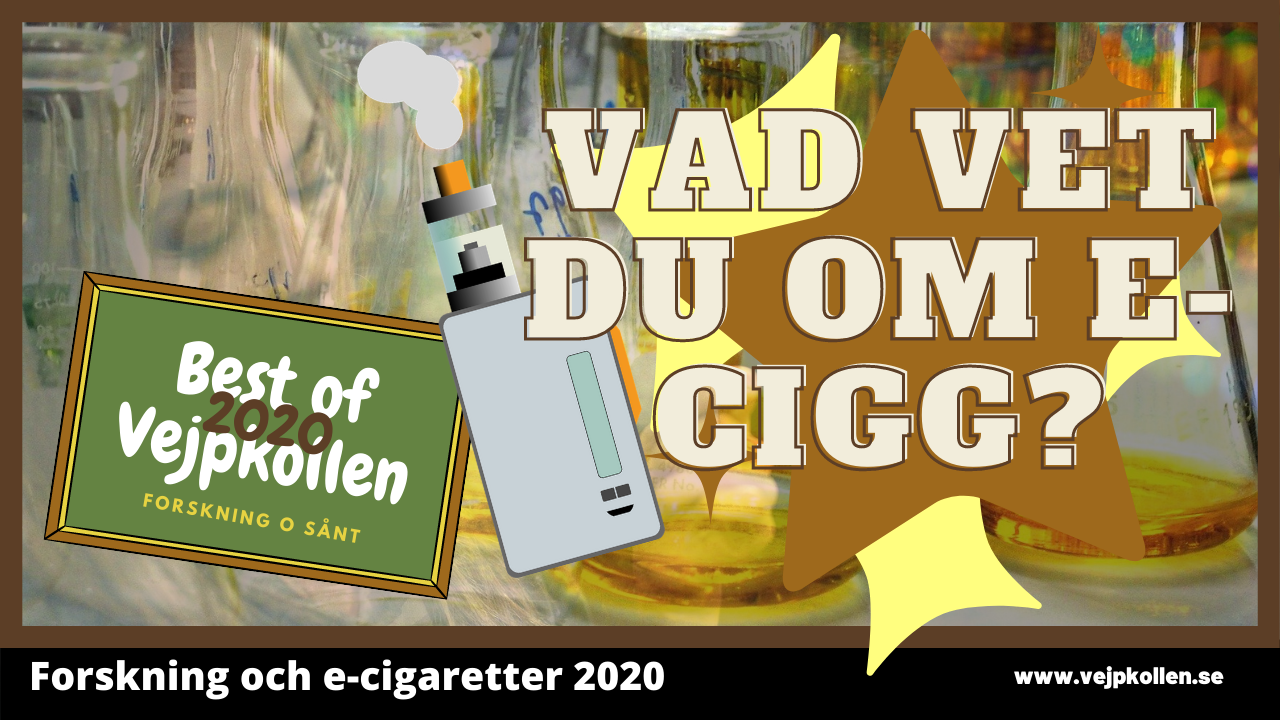 forskning om e-cigg