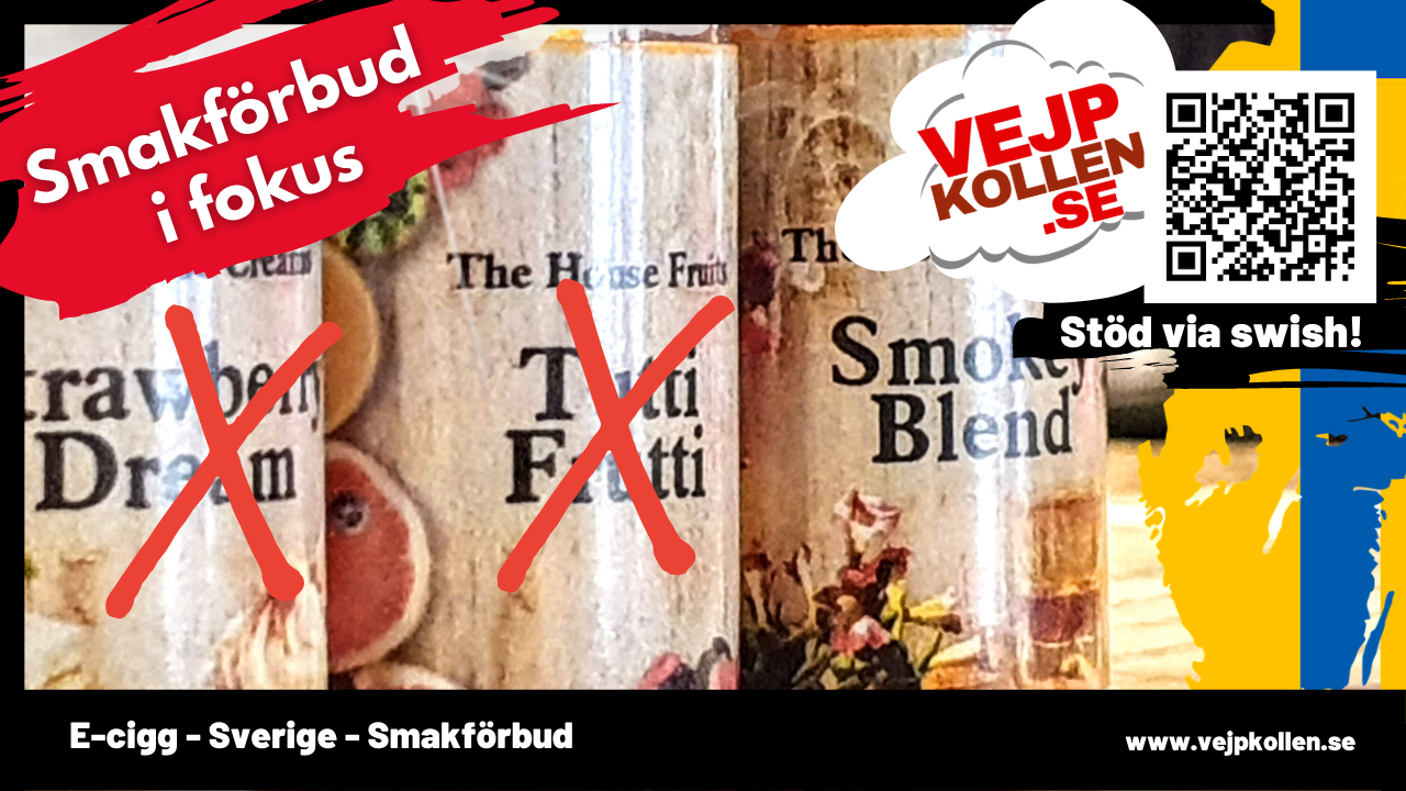 Smakförbud i e-cigaretter