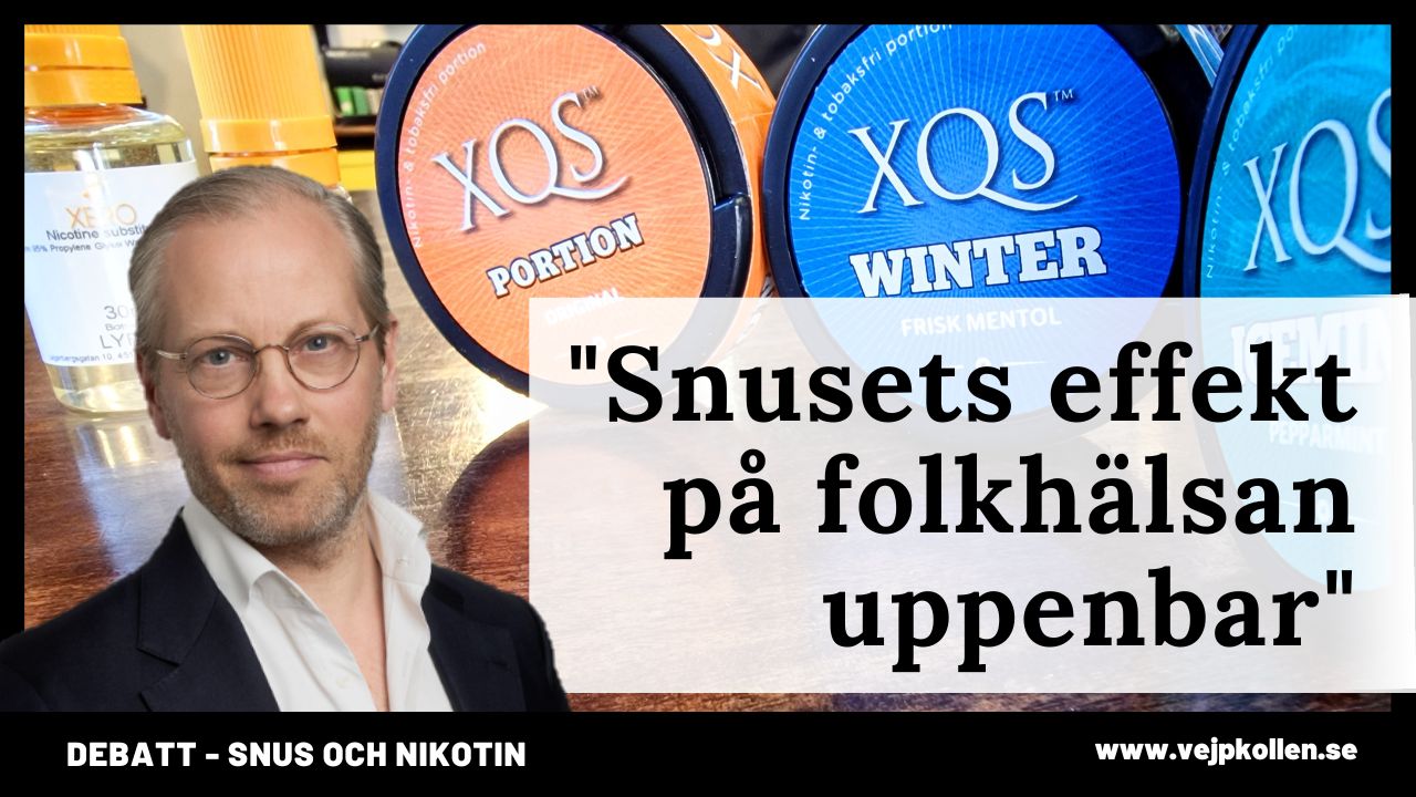 Markus Lindblad menar att snus och nikotinpåsar räddar liv.