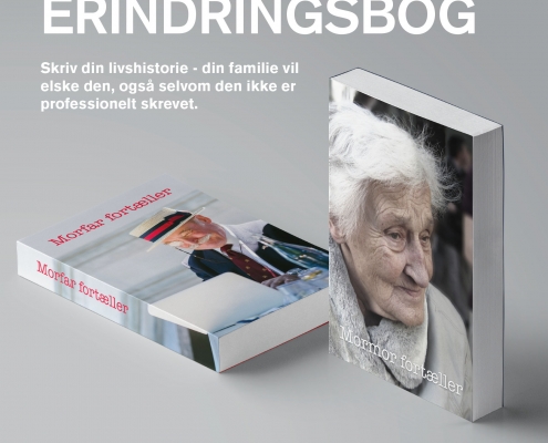 Erindringsbog - skriv din livshistorie - din familie vil elske den, også selvom den ikke er professionelt skrevet.