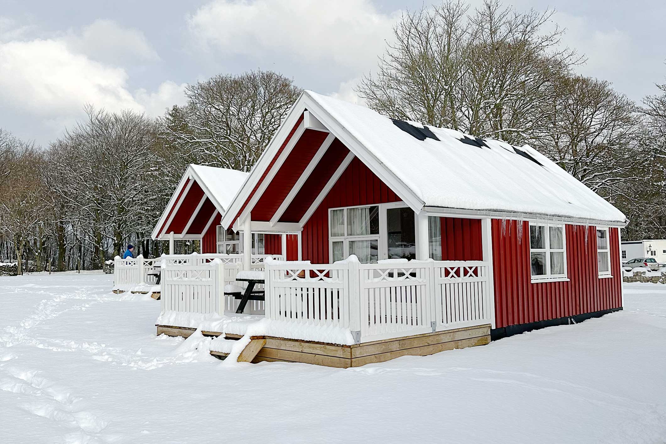 Hytter til hytteferie på campingplads