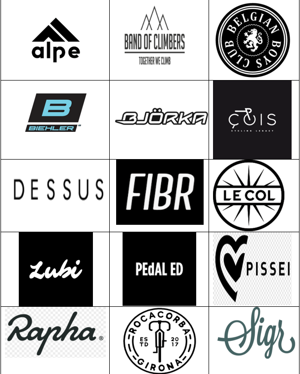 popular cycling clothing brands