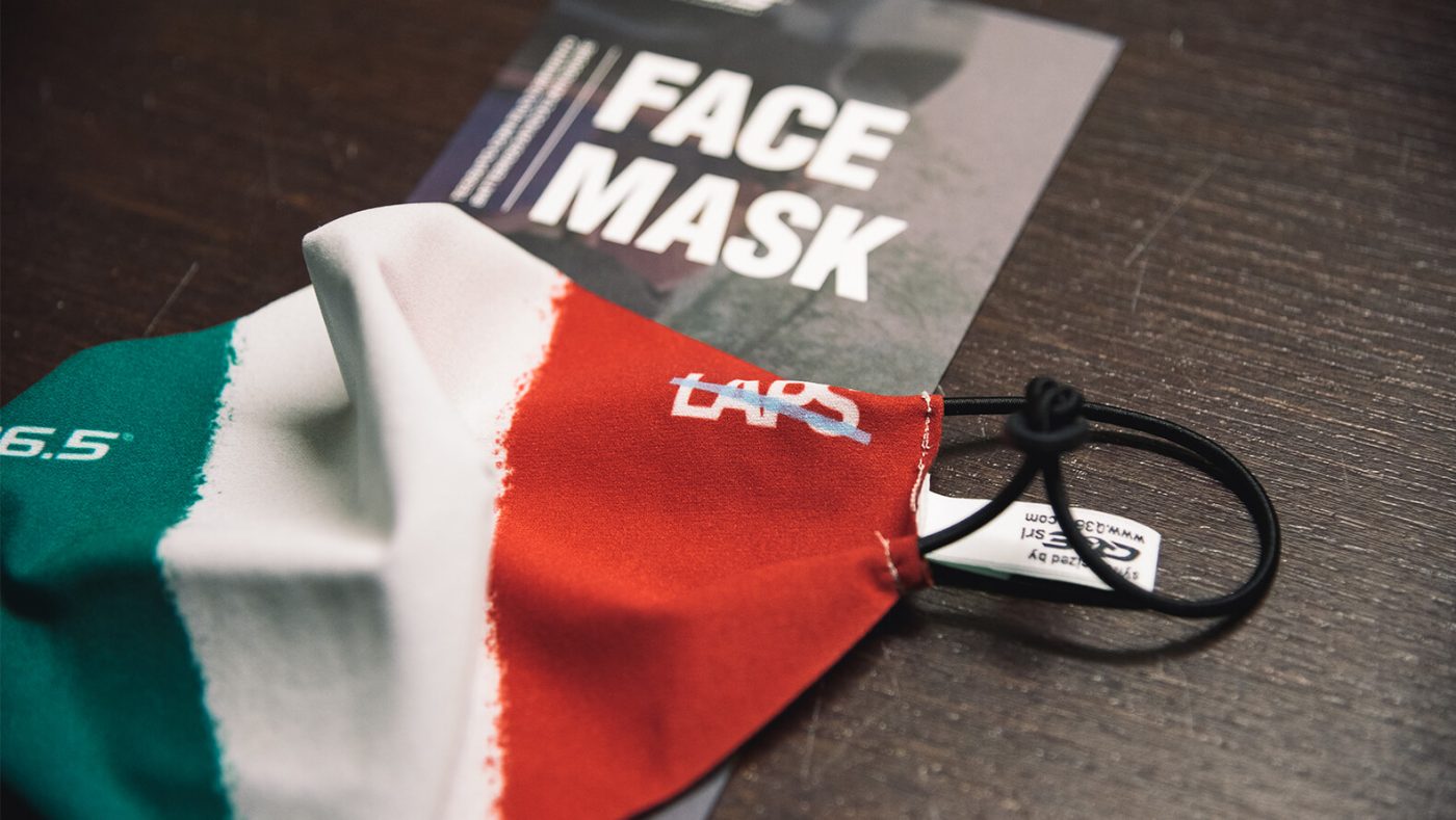 Q36.5 Italian Flag Face Mask