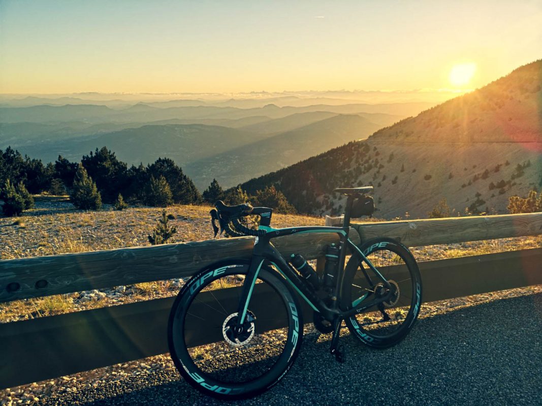 The lunar and unique landscape of the Mont Ventoux summit