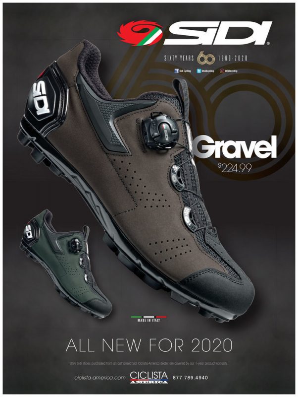 Sidi gravel shoes : brown and green