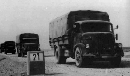 Bianchi trucks during the World War