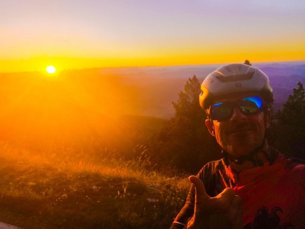 Me in the early morning of my bicinglé du Ventoux