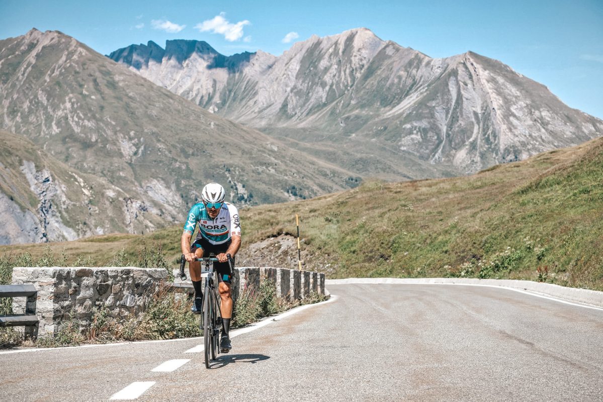 Cycling and suffering on the Col du Grand St Bernard