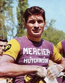 Mercier Hutchinson Retro Cycling Jersey: Raymond Poulidor