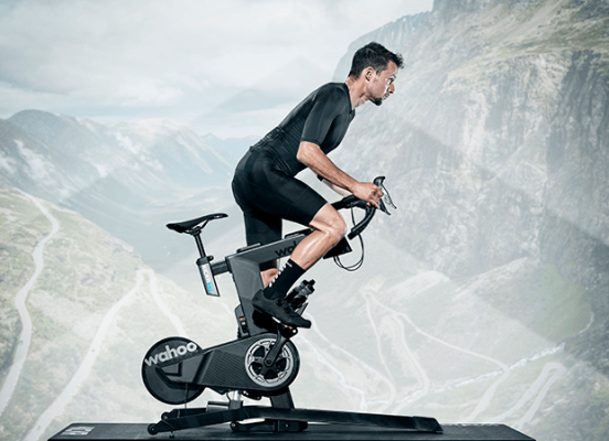 wahoo kickr bike for virtual everesting on zwift