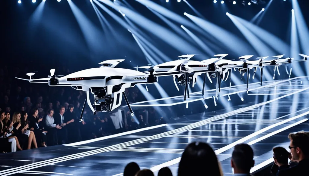 Fashion drones revolutionizing the runway