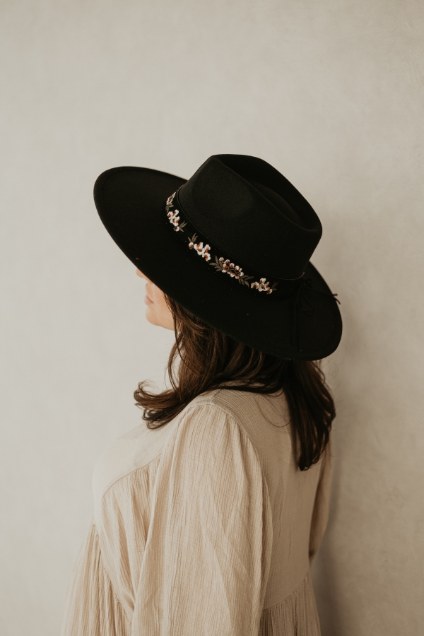 Flora Hat - Black