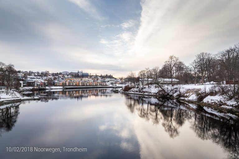 Trondheim - zicht vanop de 'Gamle Bybro'