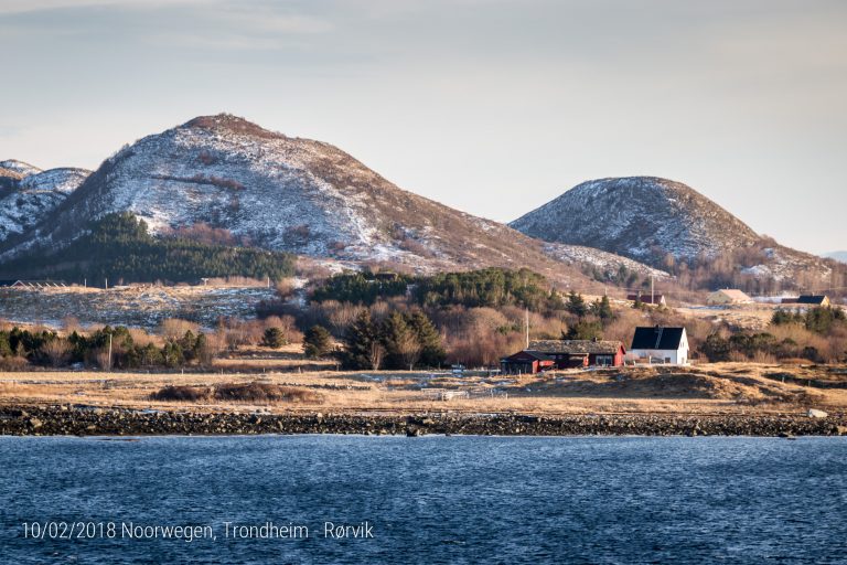 Onderweg van Trondheim naar Rørvik