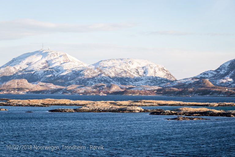 Onderweg van Trondheim naar Rørvik