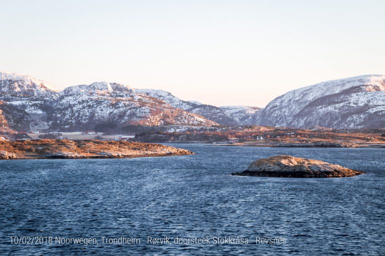 Onderweg van Trondheim naar Rørvik