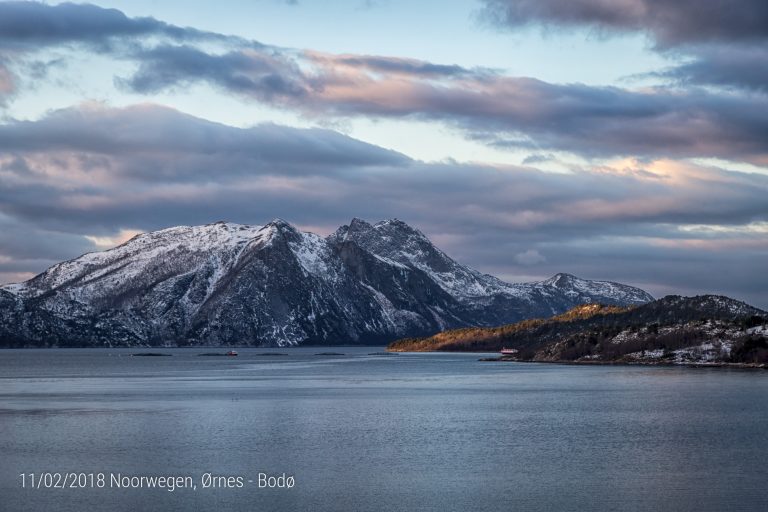 Onderweg van Ørnes naar Bodø