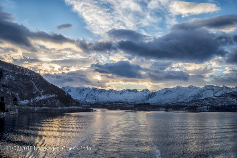 Onderweg van Ørnes naar Bodø