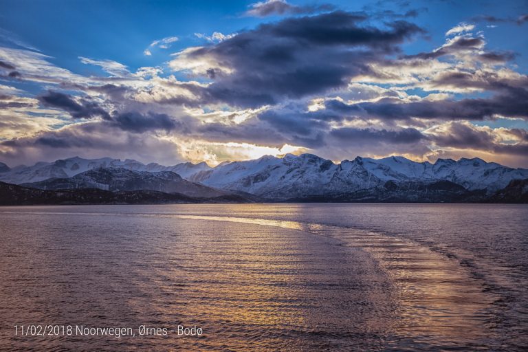 Onderweg van Ørnes naar Bodø